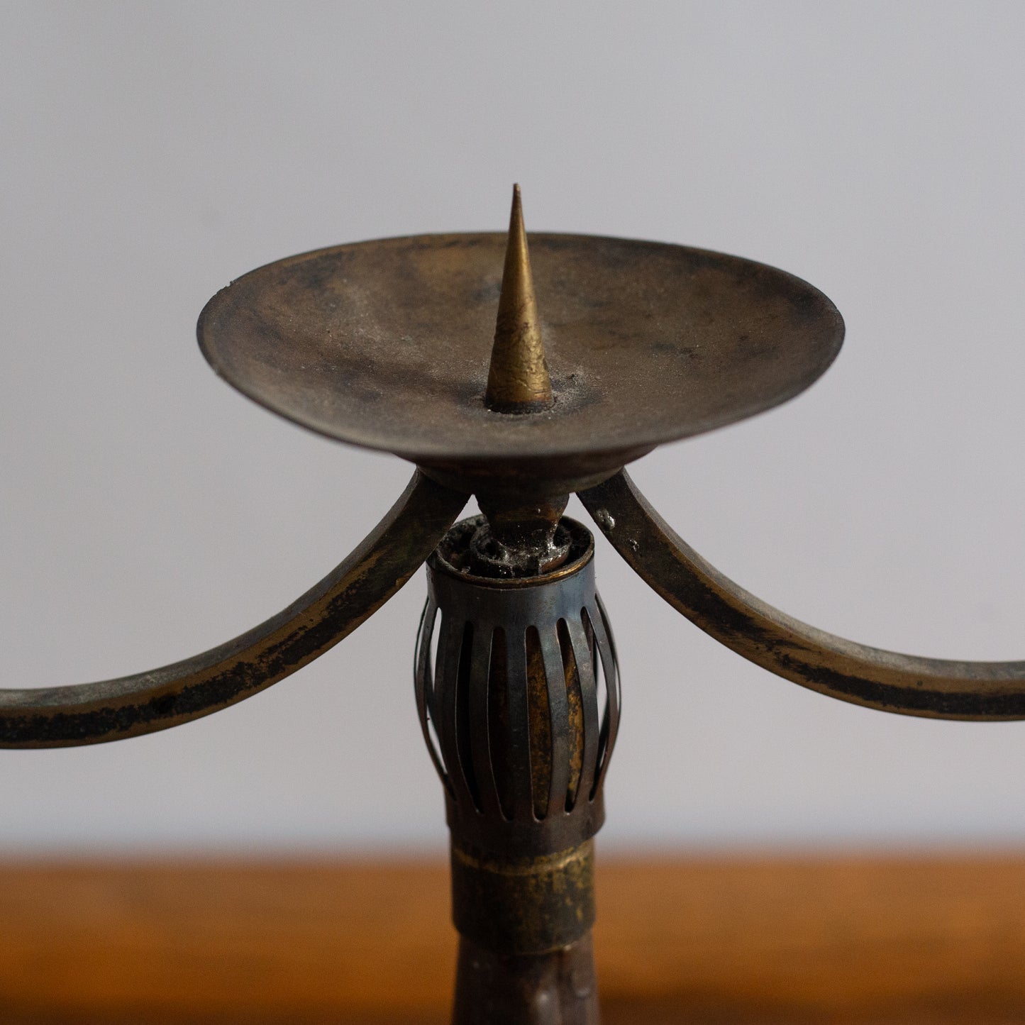 Unique Funnel Candelabra, England. Mid-20th Century.