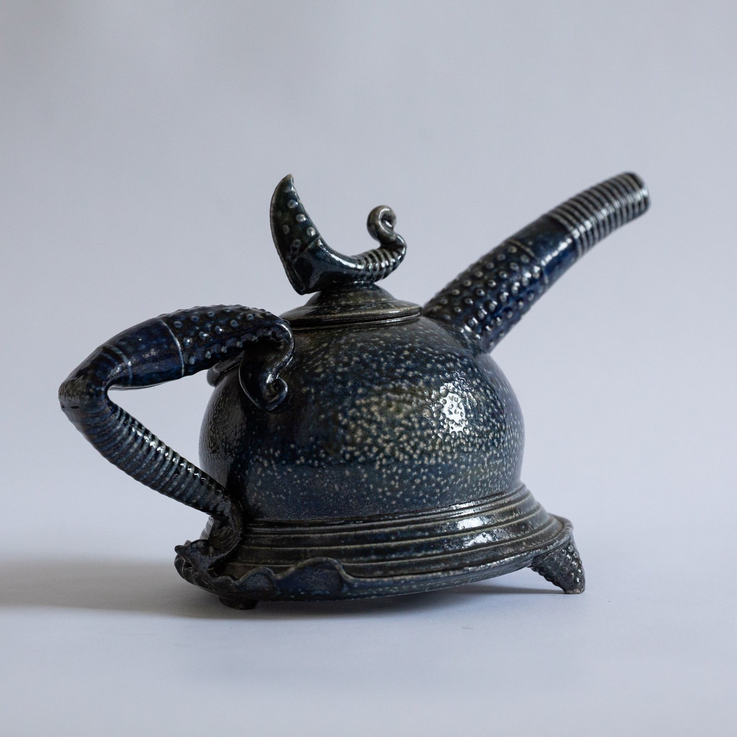 Very Rare Stoneware Teapot, Mark Smith, England. Late 1990s.