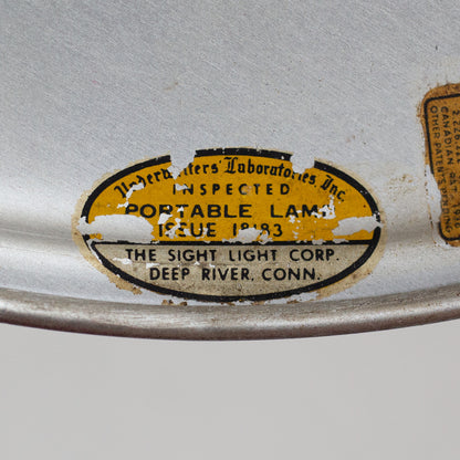 Early 'Sight Light' Table Lamp, M.G. Wheeler Co. USA. 1950s.