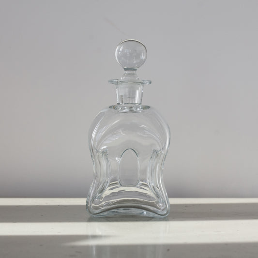 ‘Kluk Kluk’ decanter, Jacob Bang, Holmegaard, Denmark. 1960’s.