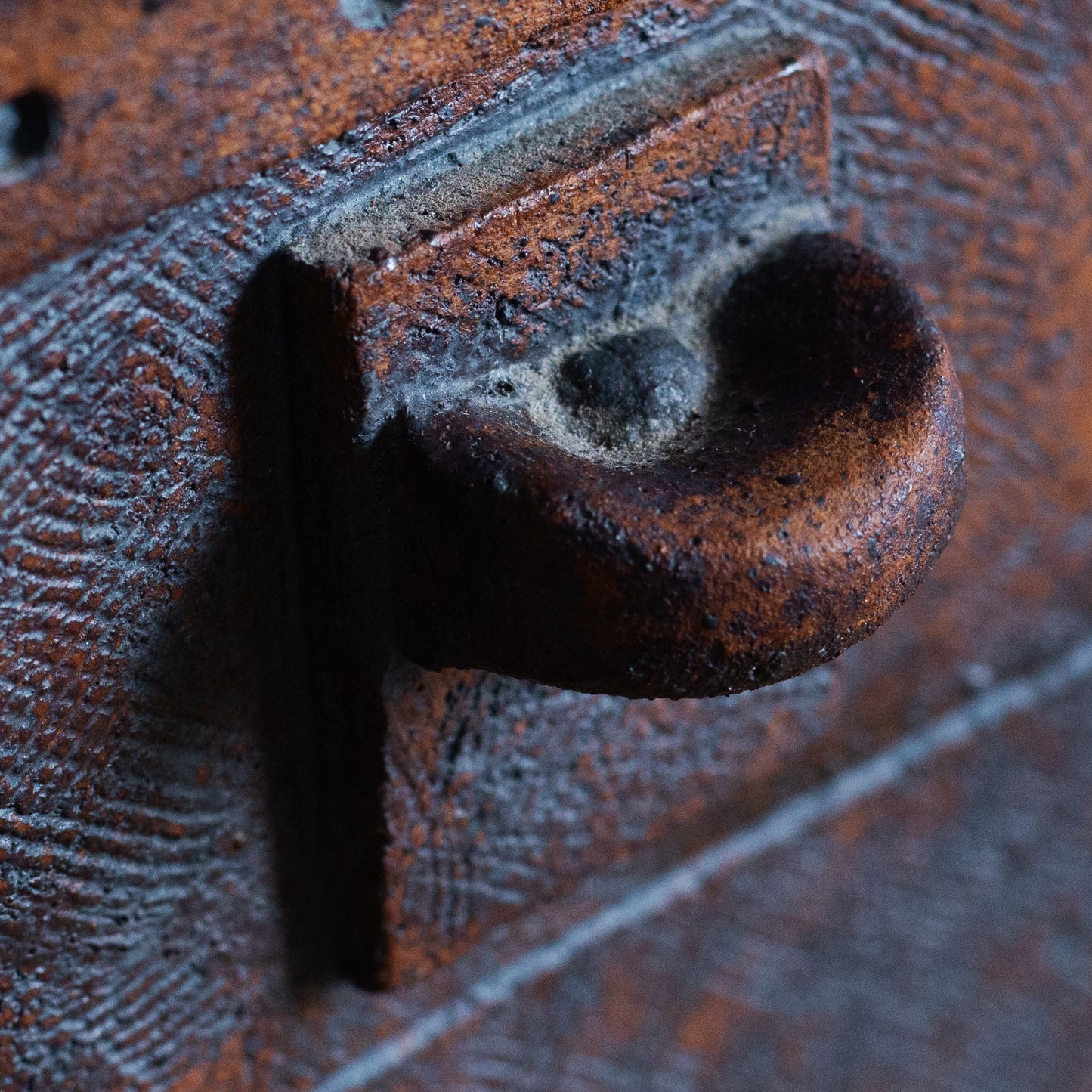 Unique Slab Built Studio Pottery Lidded Jar. Mid-20th century.