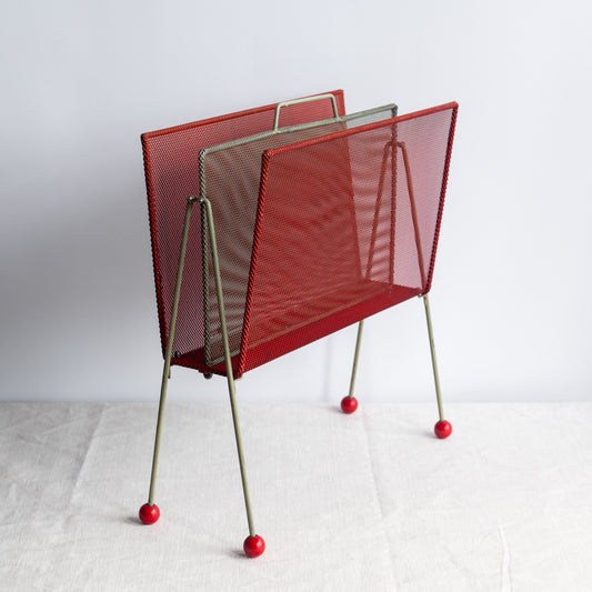 Magazine rack, Mathieu Matégot, Artimeta, France/Netherlands. 1950’s.