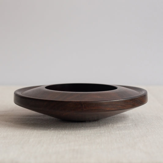 Modernist rosewood bowl, Brazil, 1930's.