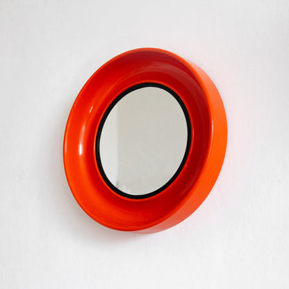 Space Age Porthole Mirror, Denmark. 1970s.