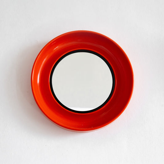 Space Age Porthole Mirror, Denmark. 1970s.