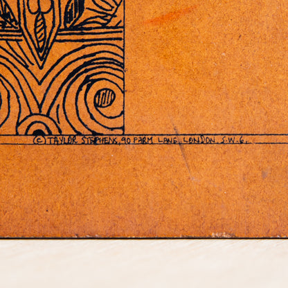 Early 1900s Regency Chess Set and Unique Chess Board by Taylor Stevens, England. C20th.