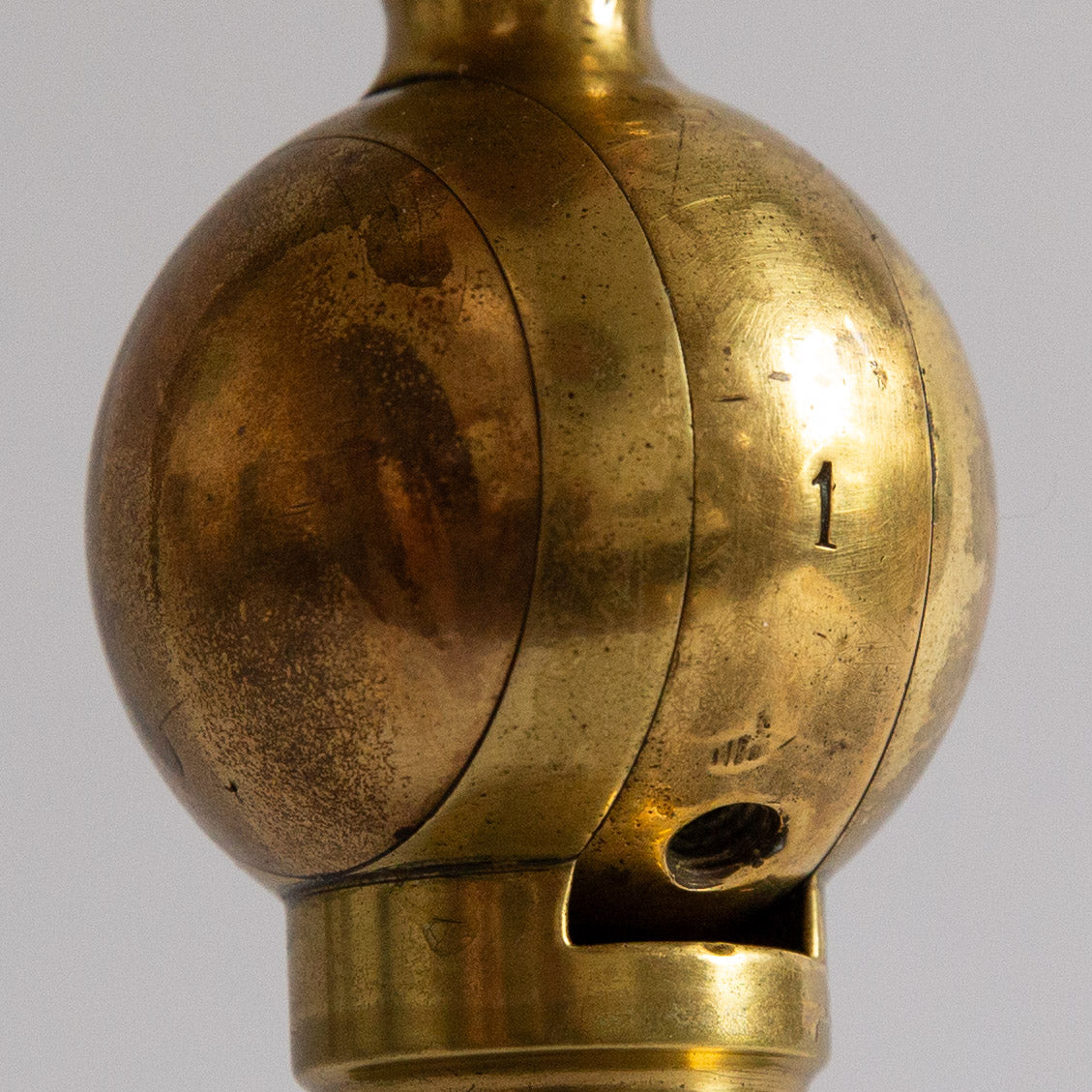 Articulating Machined Brass Ships Table Lamp, England. Early 20th century.