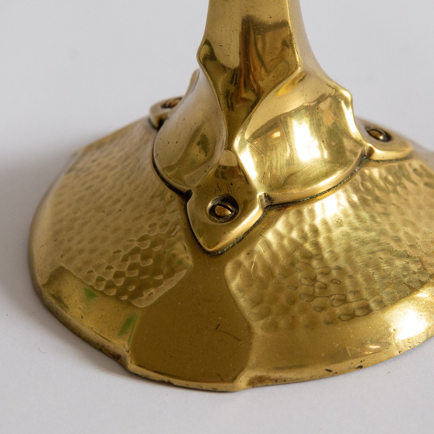 Articulating Machined Brass Ships Table Lamp, England. Early 20th century.