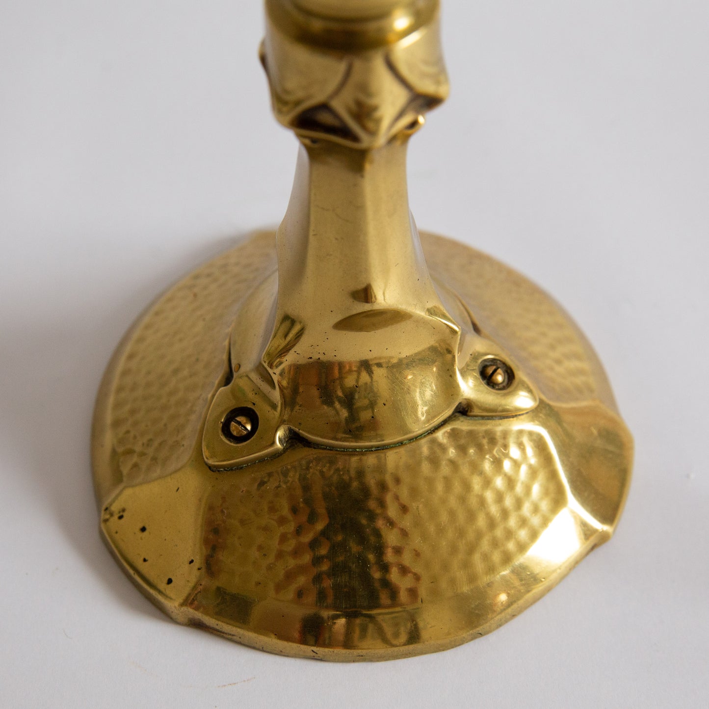 Articulating Machined Brass Ships Table Lamp, England. Early 20th century.