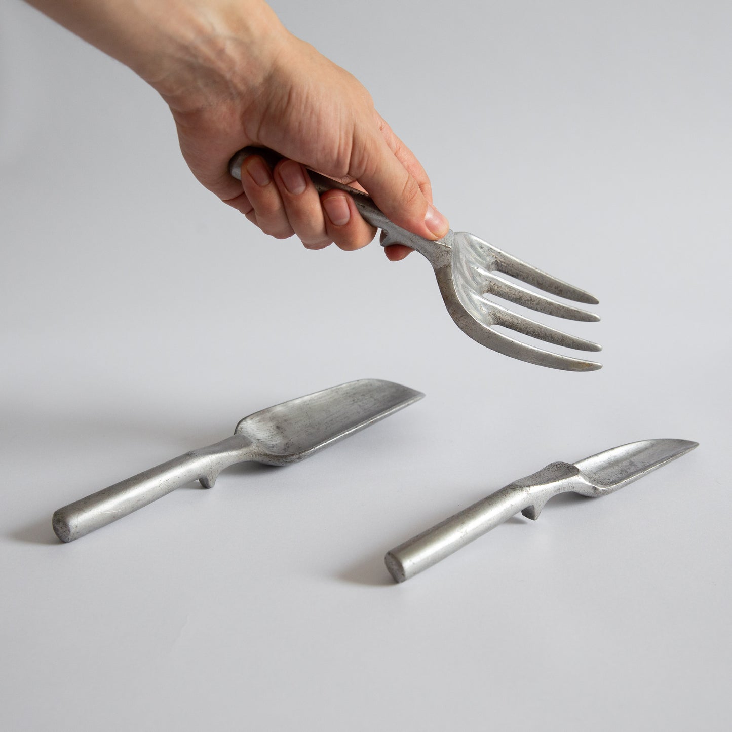 Very Rare Set of 'Featherlite' Aluminium Gardening Tools, Markle, USA. Circa 1946.