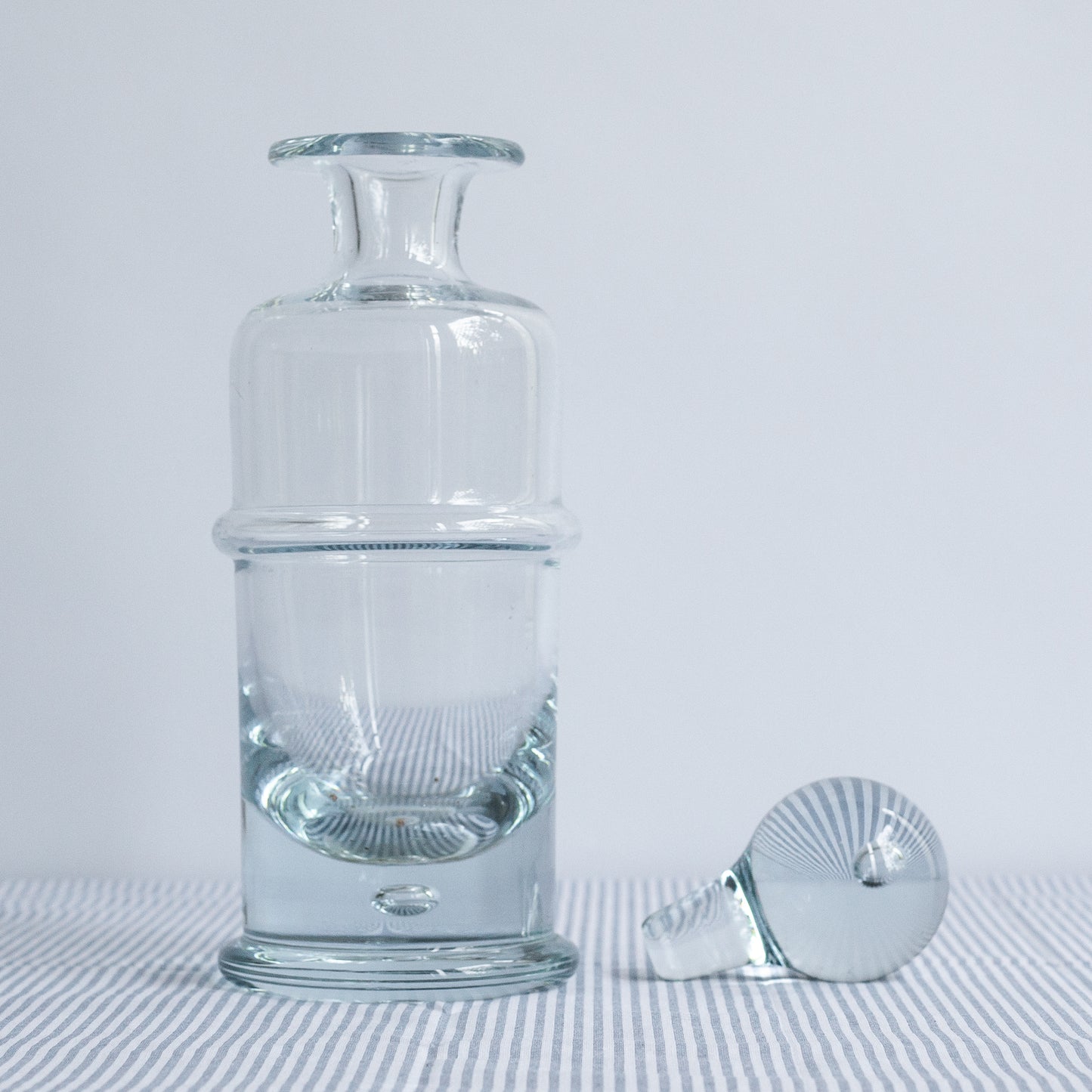 'Regiment' Decanter, Sidse Werner, Holmegaard, Denmark. 1972.