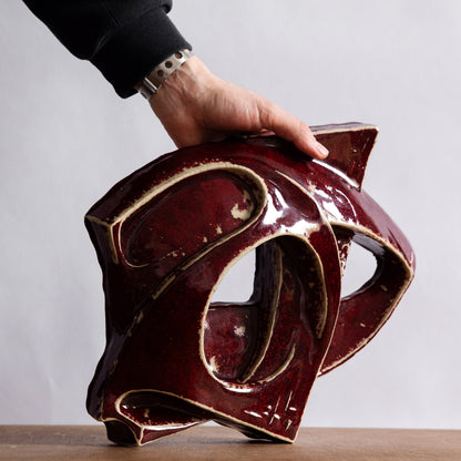 Large Unique Sculpture, Rolf Palm, Höganas, Sweden. 1960s.