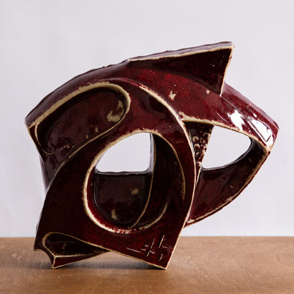 Large Unique Sculpture, Rolf Palm, Höganas, Sweden. 1960s.