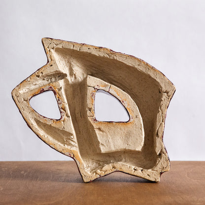 Large Unique Sculpture, Rolf Palm, Höganas, Sweden. 1960s.