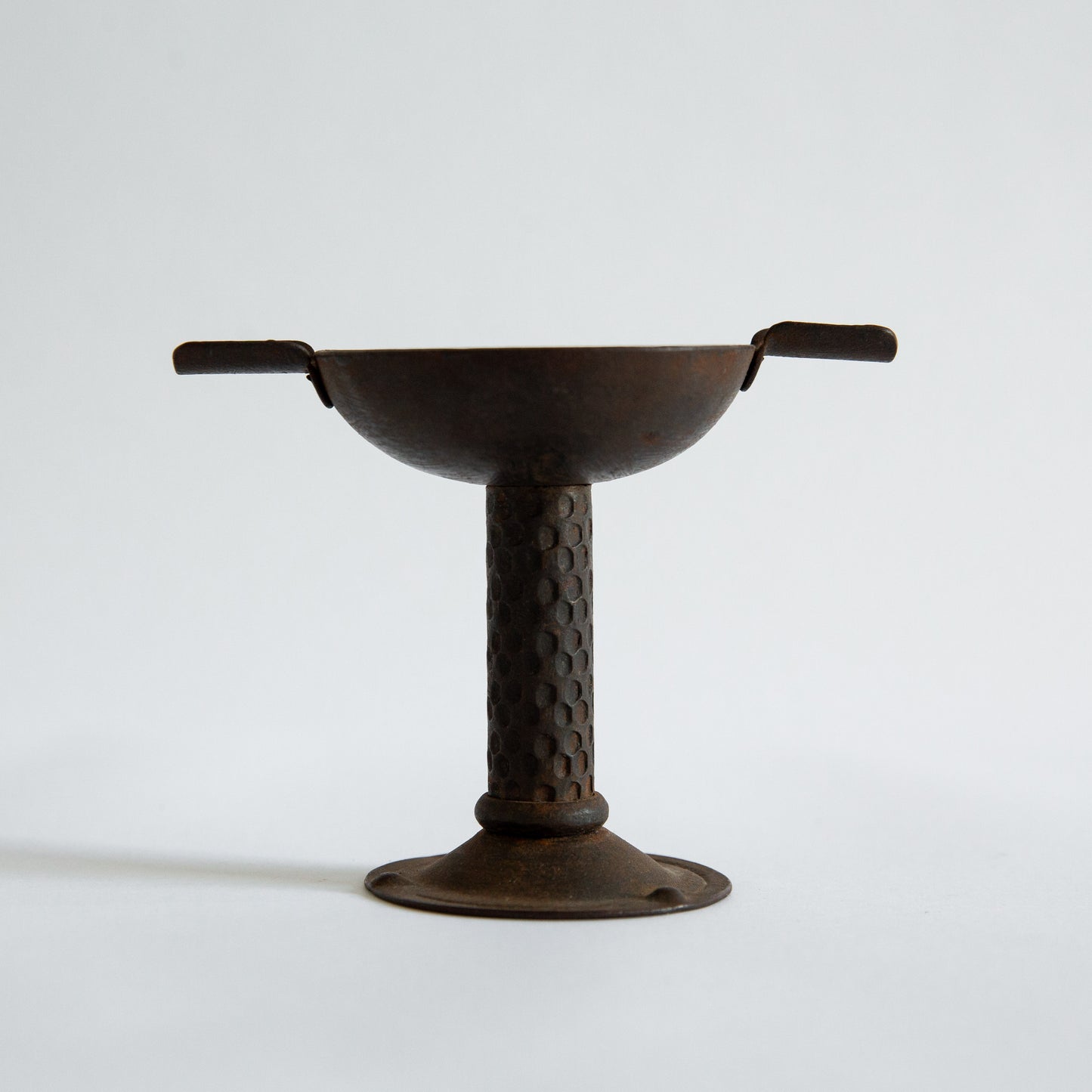 Small Arts & Crafts Ashtray & Matchbox Holder, Hugo Berger, Goberg, Germany. Circa 1910s.