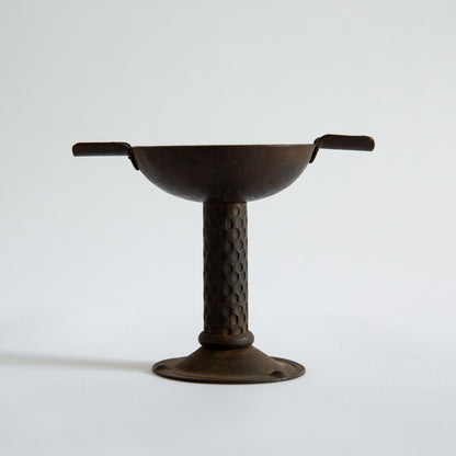 Small Arts & Crafts Ashtray & Matchbox Holder, Hugo Berger, Goberg, Germany. Circa 1910s.