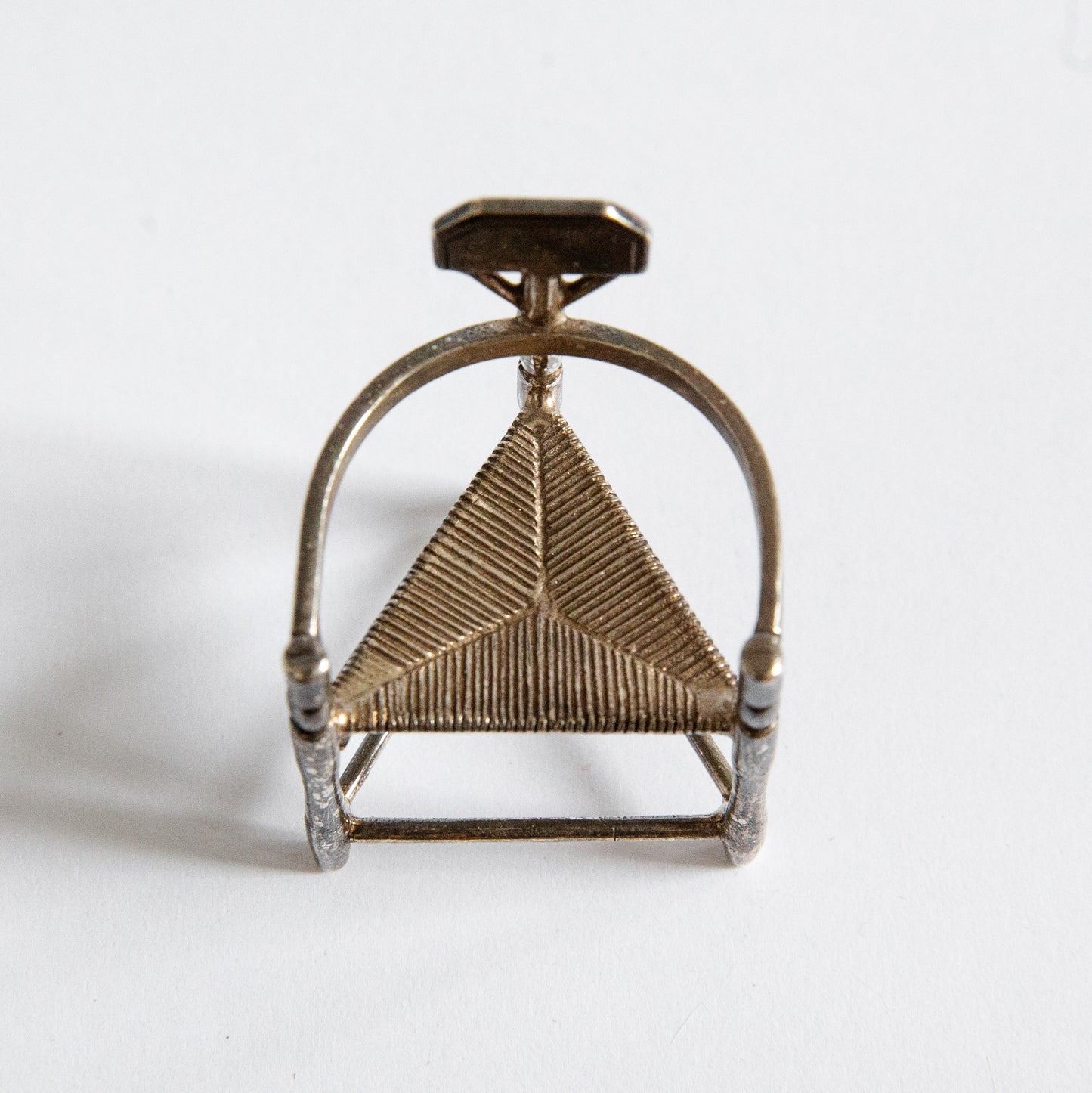 Miniature Silver Turner Chair, Koninklijke Van Kempen & Begeer, Netherlands. Mid-20th century.