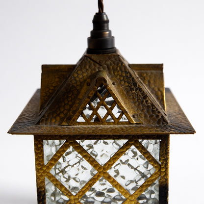 Arts & Crafts Hanging Lantern, England. Early 20th century.