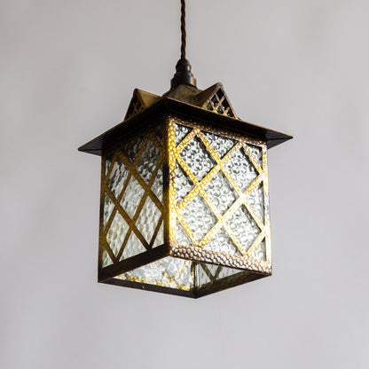 Arts & Crafts Hanging Lantern, England. Early 20th century.