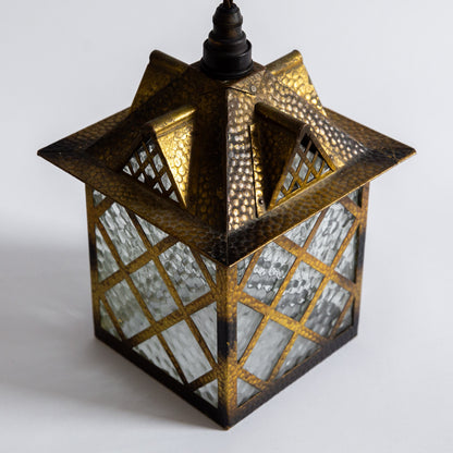 Arts & Crafts Hanging Lantern, England. Early 20th century.