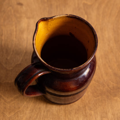 Large Earthenware Pitcher, Girard, France. Early c20th.