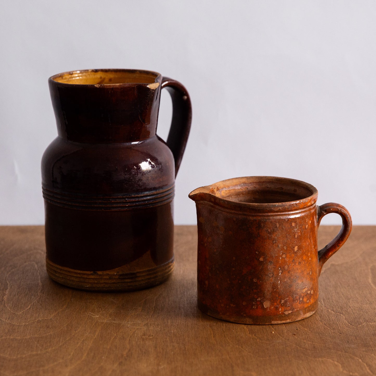 Small Earthenware Jug, France. Early c20th.