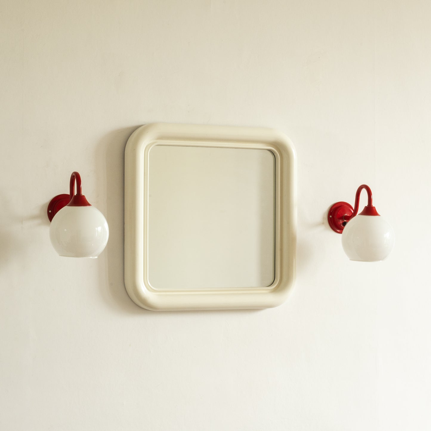 Pair of wall lights, Germany, 1980s.