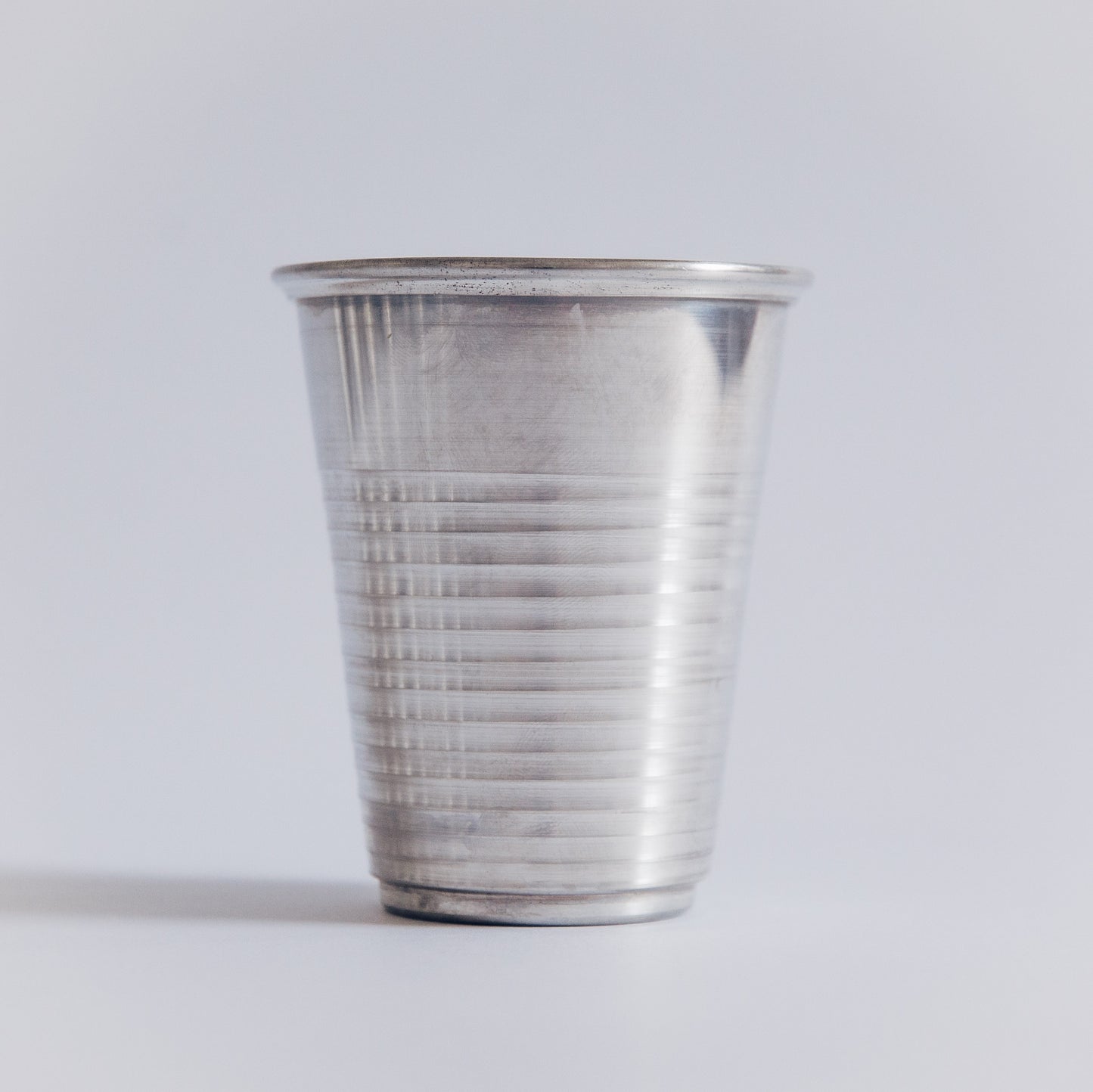 Pewter Plastic Cup