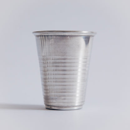 Pewter Plastic Cup