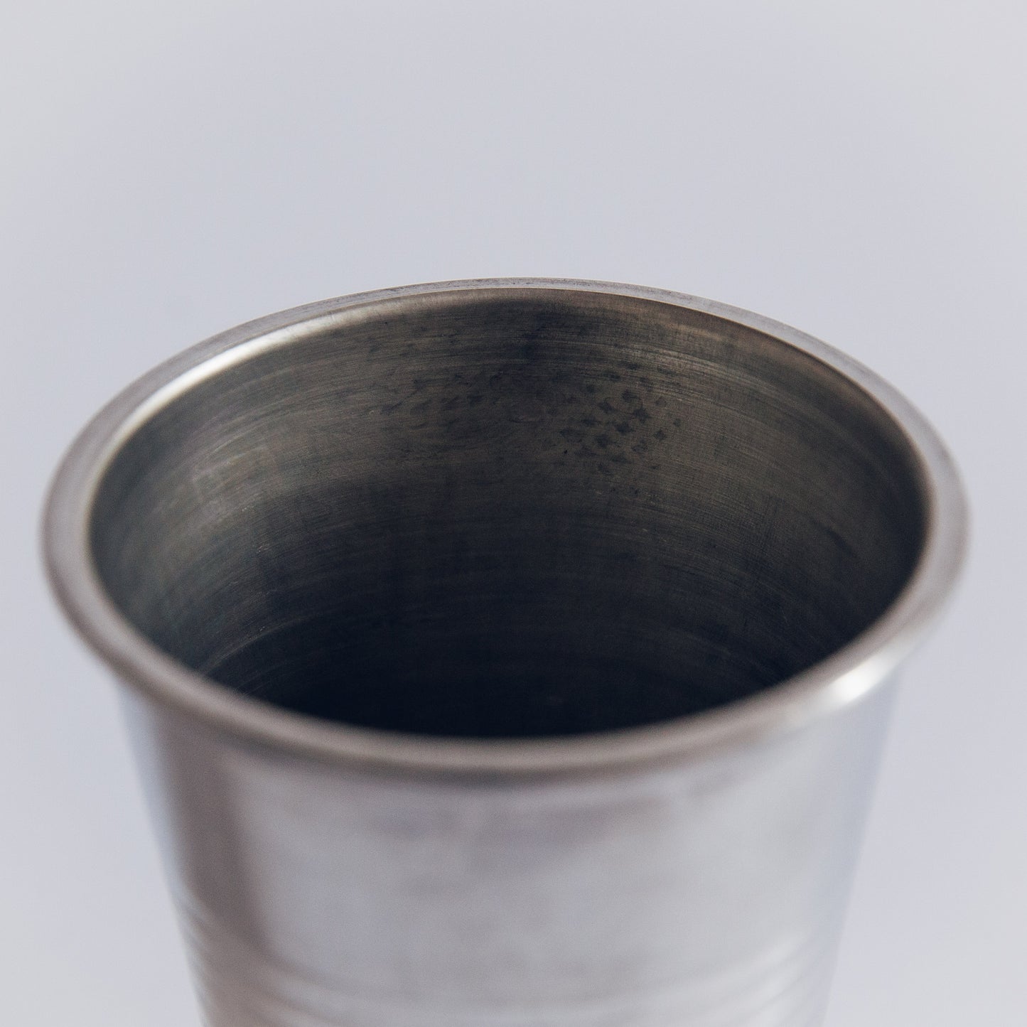 Pewter Plastic Cup