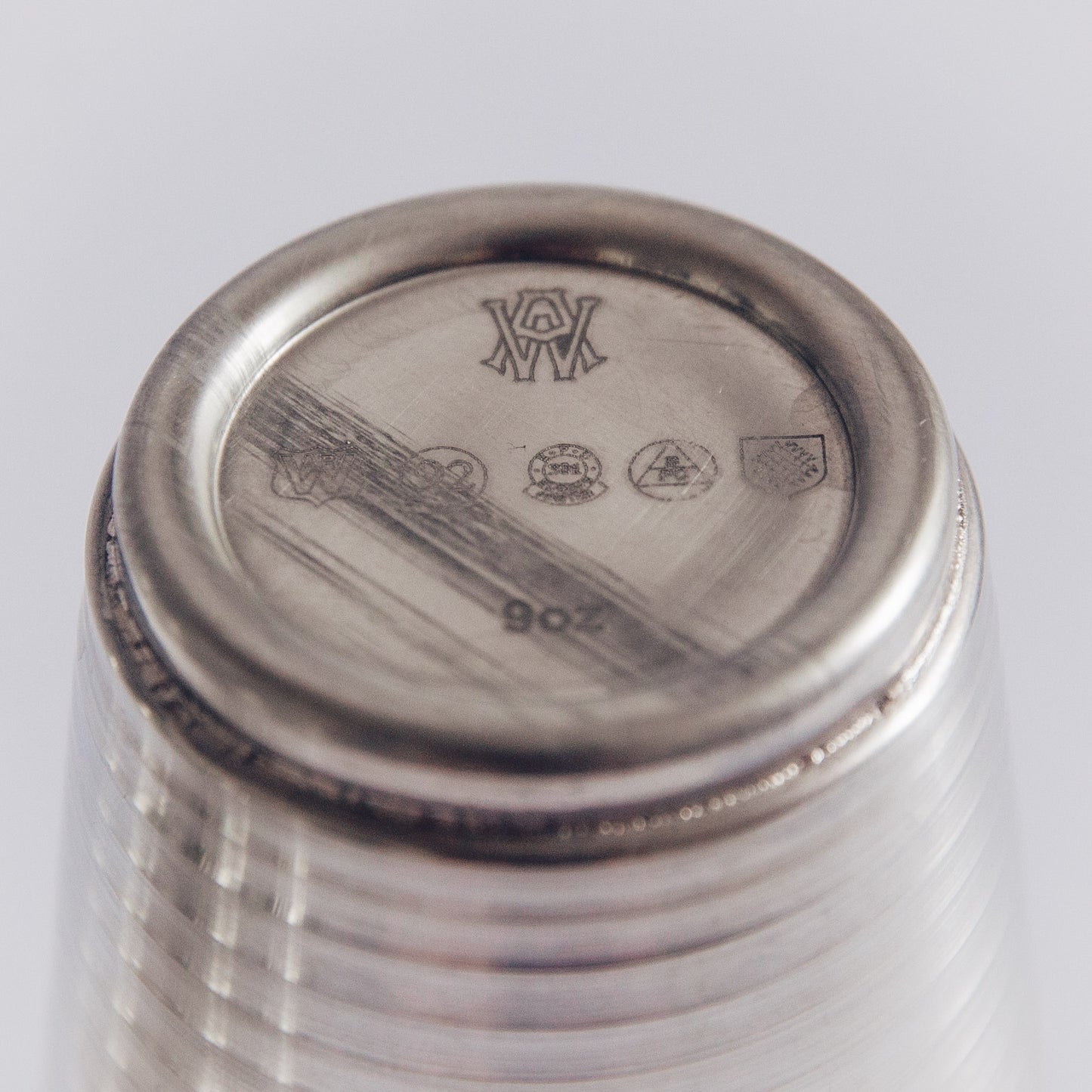 Pewter Plastic Cup
