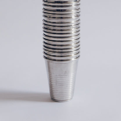 Pewter Plastic Cup