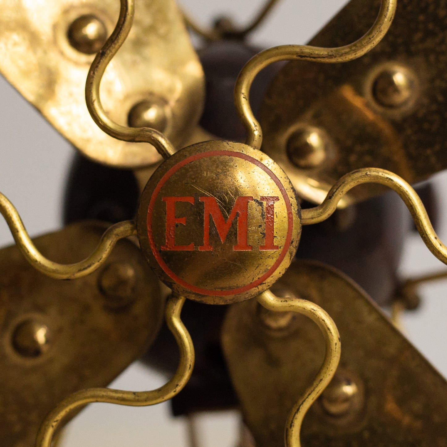 Rare bakelite desk fan, E.M.I., Netherlands. 1950s.