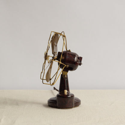Rare bakelite desk fan, E.M.I., Netherlands. 1950s.