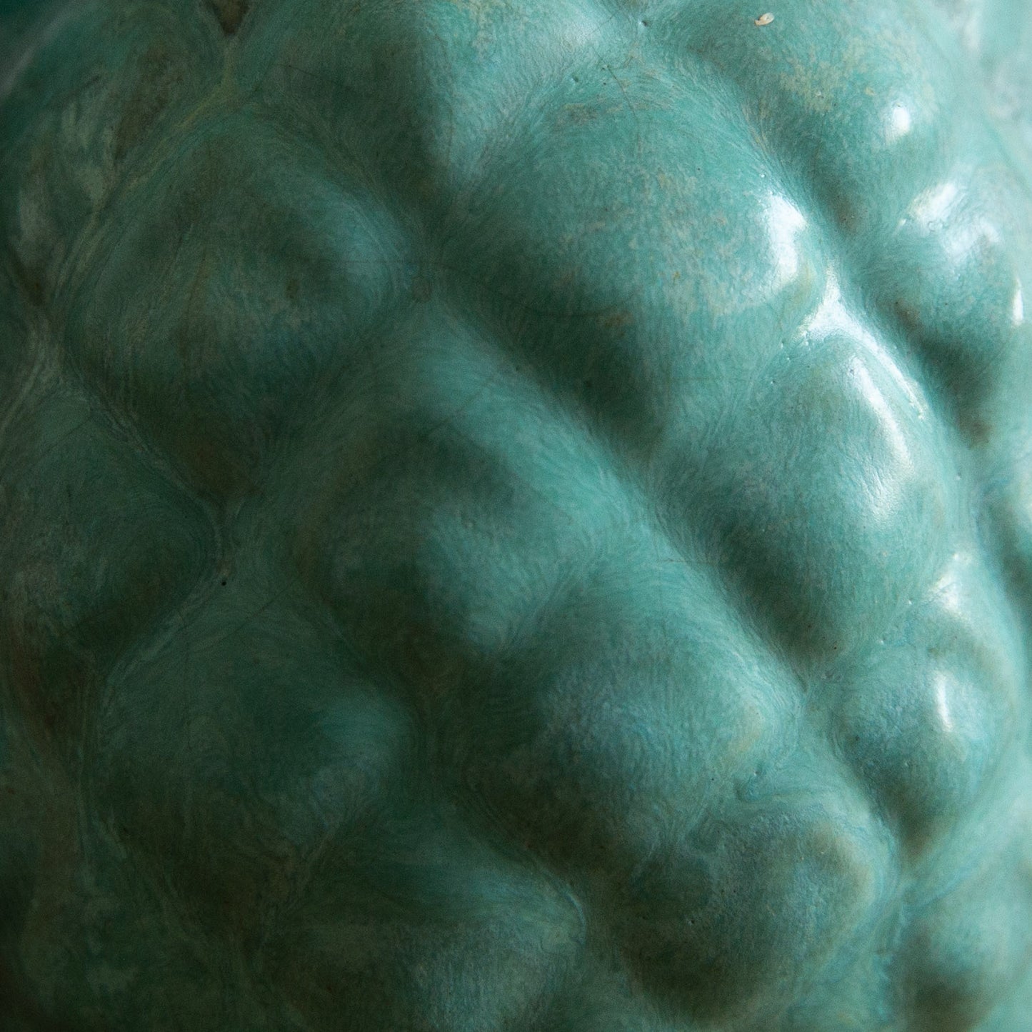 'Pineapple' Jug Model 4621-2, Michael Andersen & Søn Bornholmsk Keramik, Denmark. Late 1930s.