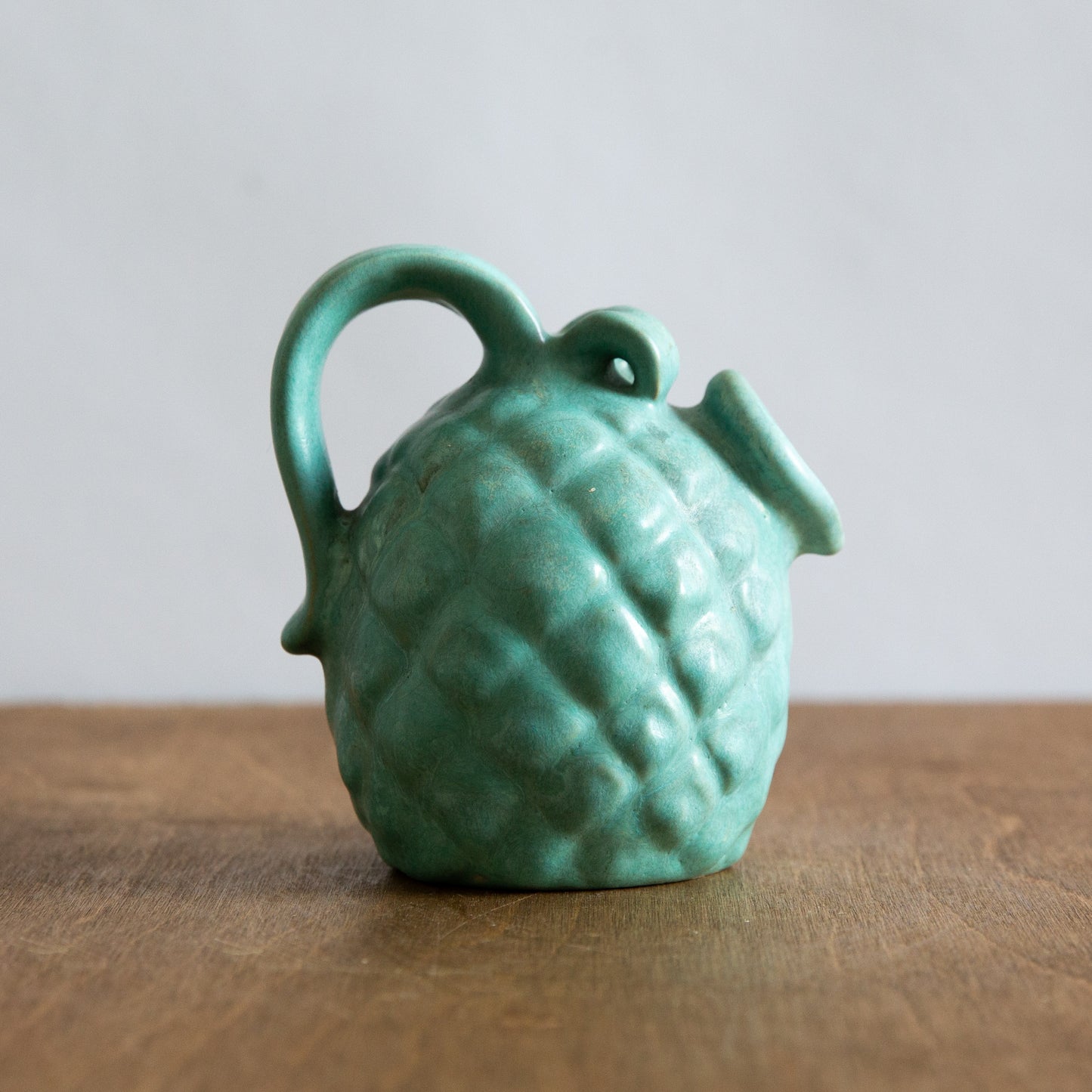 'Pineapple' Jug Model 4621-2, Michael Andersen & Søn Bornholmsk Keramik, Denmark. Late 1930s.