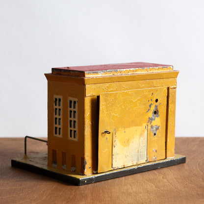 Rare Tin Luggage Check-in Illuminating Model, Kibri, Germany. Early 1930s.