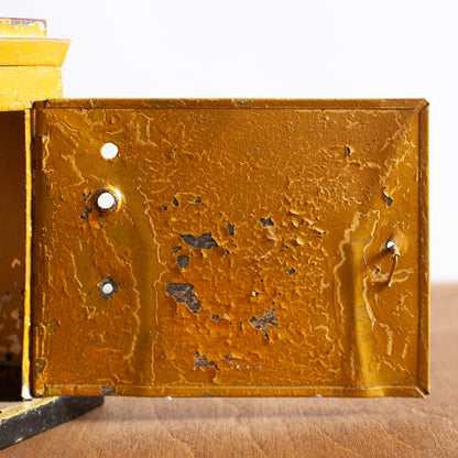 Rare Tin Luggage Check-in Illuminating Model, Kibri, Germany. Early 1930s.