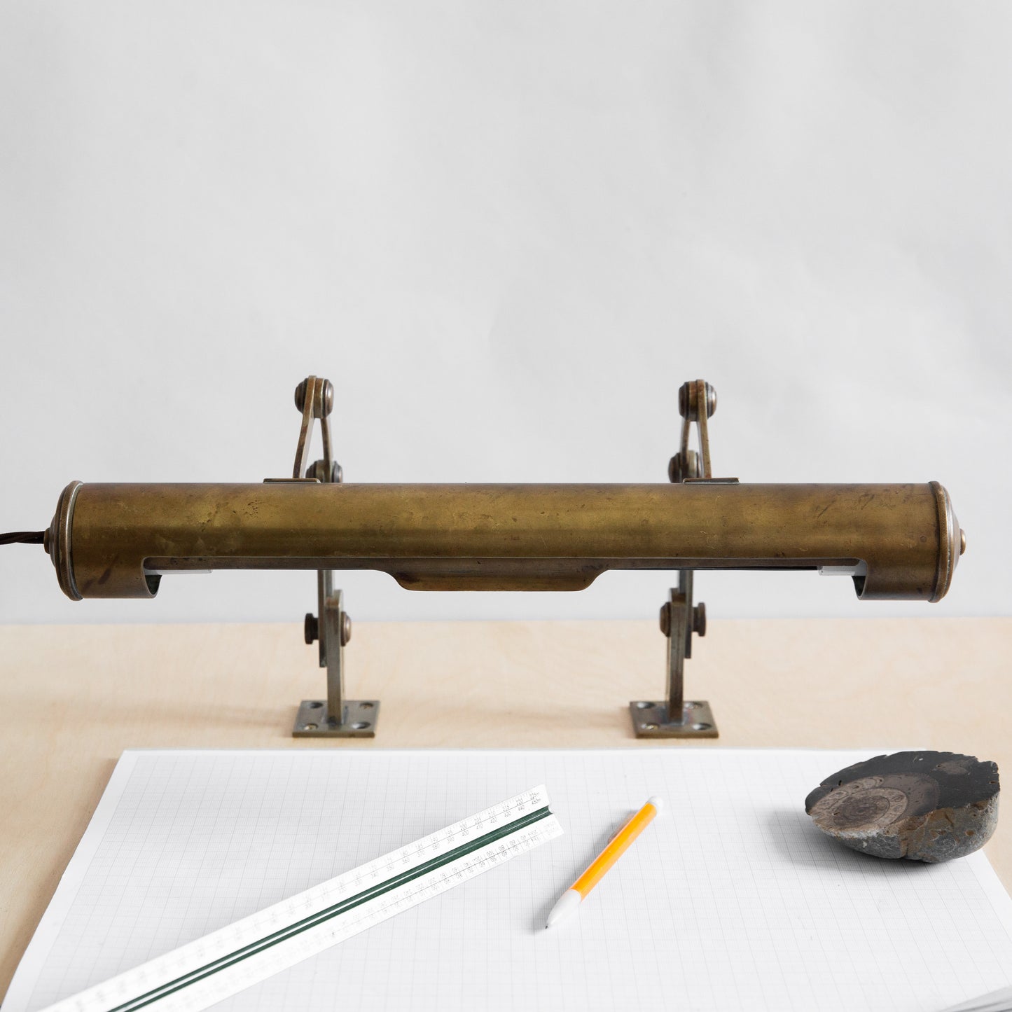 Rare 'Straight-Lite' Articulating Task Lamp, England. 1950s.