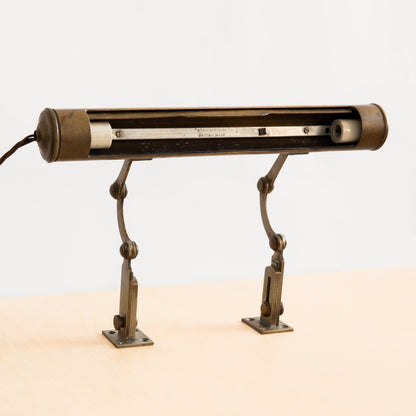 Rare 'Straight-Lite' Articulating Task Lamp, England. 1950s.