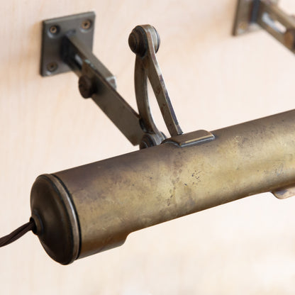 Rare 'Straight-Lite' Articulating Task Lamp, England. 1950s.