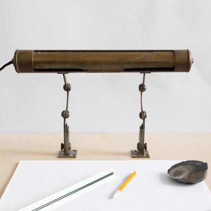 Rare 'Straight-Lite' Articulating Task Lamp, England. 1950s.