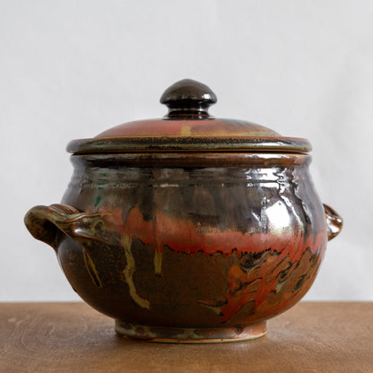 Large Casserole Dish, Mireille & Noël Dailler, Blanot, France. 1970s.