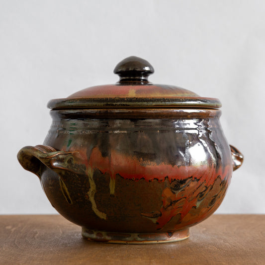 Large Casserole Dish, Mireille & Noël Dailler, Blanot, France. 1970s.