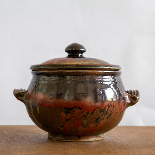 Large Casserole Dish, Mireille & Noël Dailler, Blanot, France. 1970s.