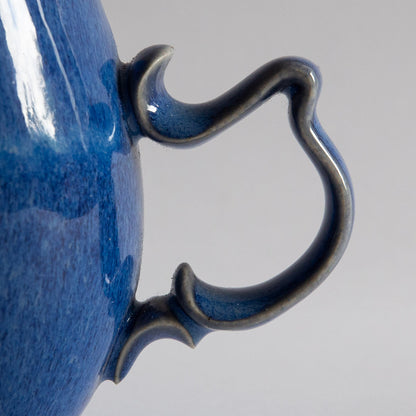 'Tango' Stoneware Mug in Cobalt, Jaroslav Hrustalenko, England. 2000s.