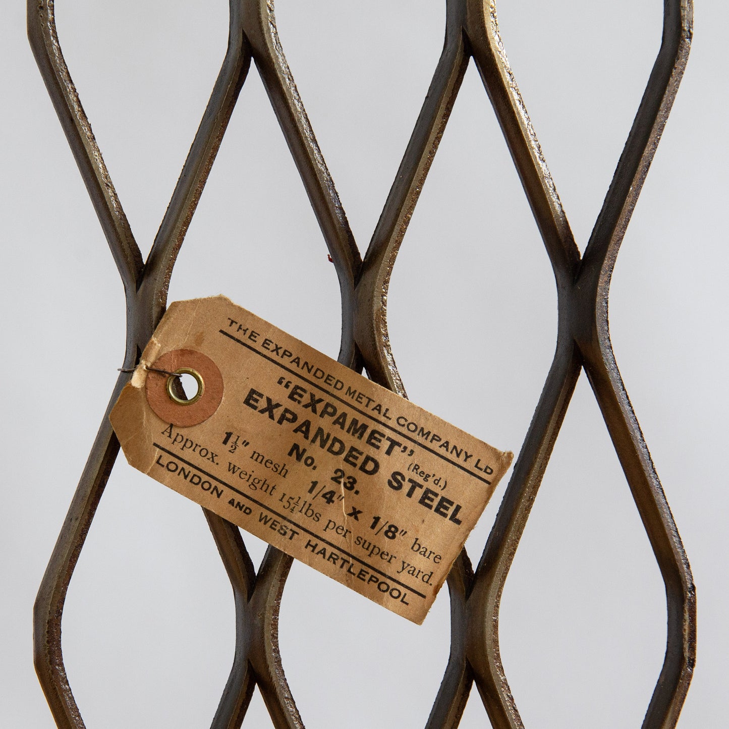 Expamet Walkway Mesh Sales Samples, England. Circa 1940s.