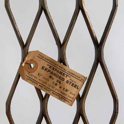 Expamet Walkway Mesh Sales Samples, England. Circa 1940s.
