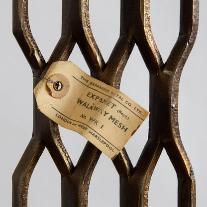Expamet Walkway Mesh Sales Samples, England. Circa 1940s.