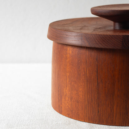 Teak ice bucket, Jens Quistgaard, Dansk Designs, Denmark. 1950s.